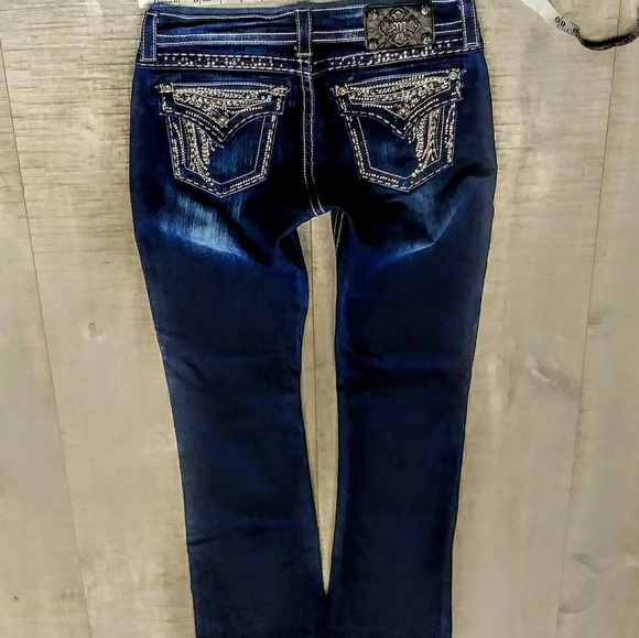 DO NOT PURCHASE @DENIMJUNKIES ROCK REVIVAL MISS ME - Picture 5 of 8